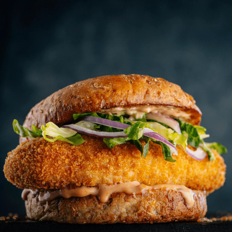 SWAP Chicken vegan breaded filet sandwich